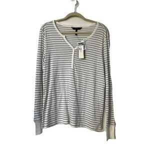 BCBG Paris Vintage Womens Size XXL Long‎ Sleeve Hanley  Stretchy T Shirt New